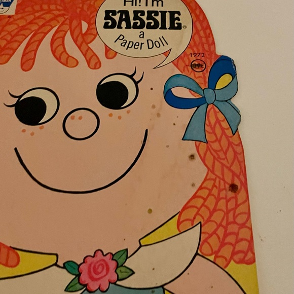 Hi I’m Sassie Paper Doll 1973 - Picture 5 of 6